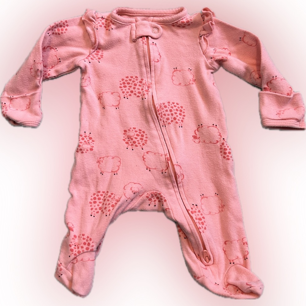 Carter’s Newborn Footie Onesie With Sheep